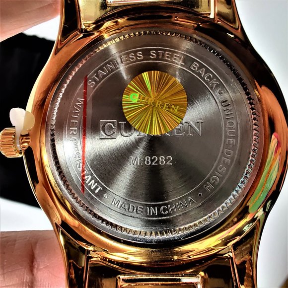 NWT CURREN MENS GOLDTONE WATCH - Picture 5 of 11